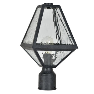 Glain 15.5'' One Light Outdoor Post Mount, Black Water - Alternate Product Image 1.jpg