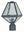 Glain 15.5'' One Light Outdoor Post Mount, Black Water - Main Product Image.jpg