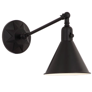 Moritz 7'' One Light Wall Sconce, Matte Black - Main Product Image.jpg