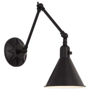 Moritz 7'' One Light Wall Sconce, Matte Black - Main Product Image.jpg