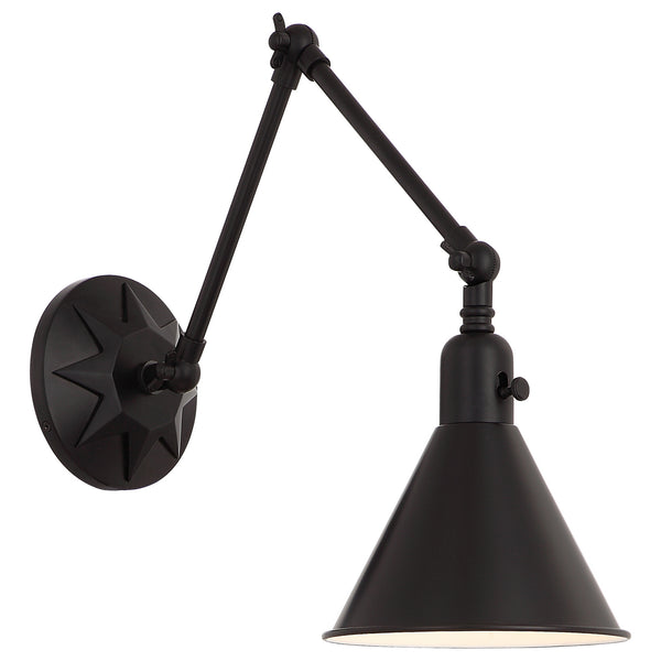 Moritz 7'' One Light Wall Sconce, Matte Black - Main Product Image.jpg