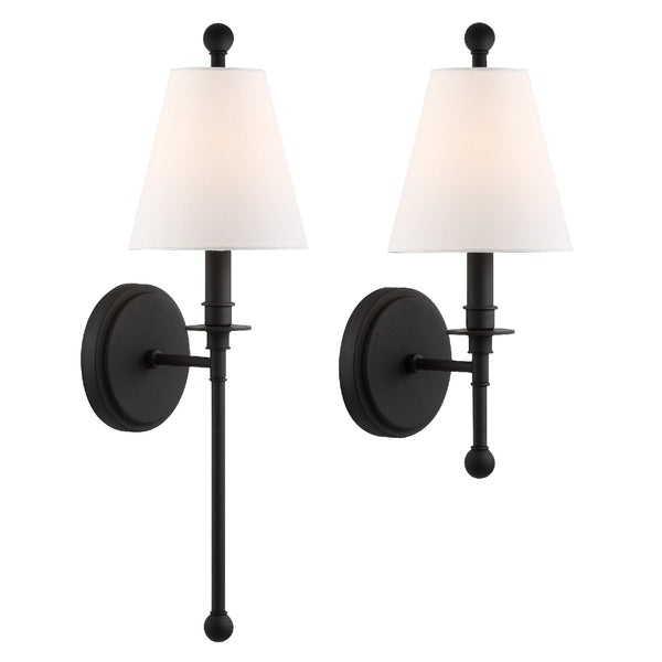 Rivoli 6'' One Light Wall Sconce, Black - Main Product Image.jpg