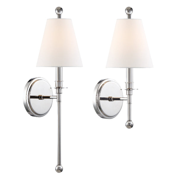 Rivoli 6'' One Light Wall Sconce, Polished Nickel - Main Product Image.jpg