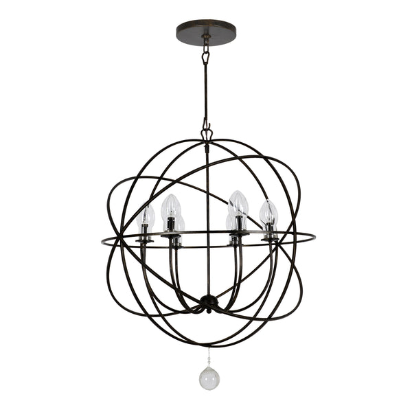 Soleil Outdoor 35.5'' Six Light Outdoor Chandelier, English Bronze - Alternate Product Image 1.jpg
