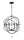 Soleil Outdoor 35.5'' Six Light Outdoor Chandelier, English Bronze - Main Product Image.jpg