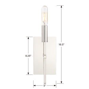 Verity 5'' One Light Wall Sconce, Polished Nickel Alt 5.jpg