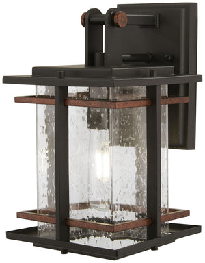 Celeste Outdoor Wall Mount, Black w/Antique Copper