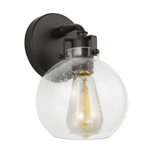 Clara 6.25" One Light Wall Sconce, Oil Rubbed Bronze