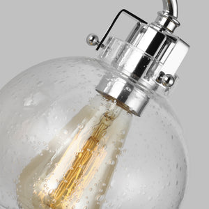 Clara 24" Three Light Vanity, Chrome