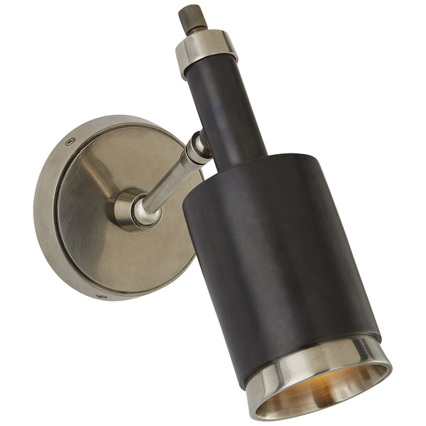 Anders 5.25" One Light Wall Sconce, Antique Nickel and Bronze