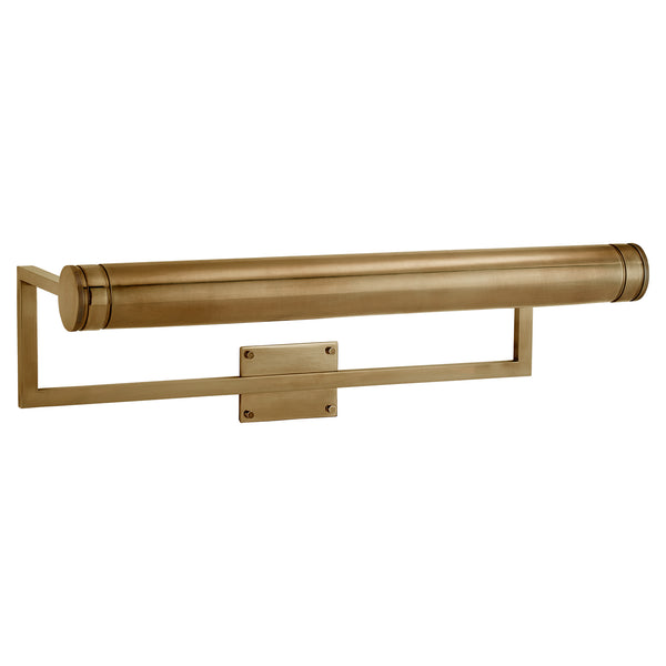 Cosmopolitan 30" Three Light Picture Light, Hand-Rubbed Antique Brass