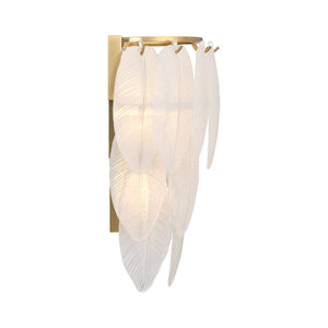 Boa 10" Three Light Wall Sconce, Warm Brass