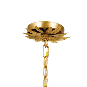 Laurel 14'' Three Light Chandelier, Antique Gold - Alternate Product Image 3.jpg