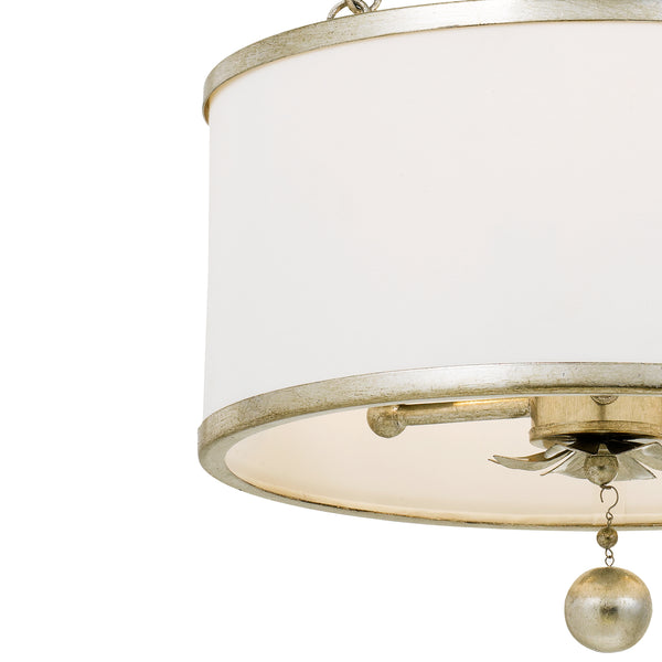 Laurel 14'' Three Light Chandelier, Antique Silver - Alternate Product Image 3.jpg