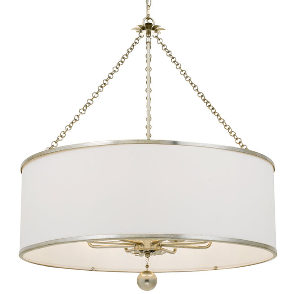 Laurel 29'' Eight Light Chandelier, Antique Silver - Main Product Image.jpg