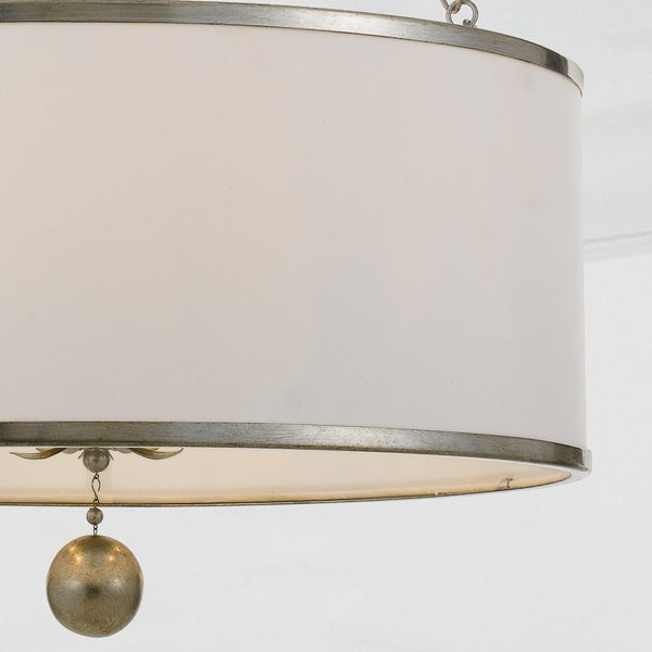 Laurel 24'' Six Light Chandelier, Antique Silver Alt 4.jpg