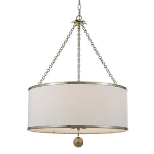 Laurel 24'' Six Light Chandelier, Antique Silver - Main Product Image.jpg