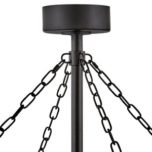 Cipher 52" Eight Lights LED Smart Fandelier, Matte Black