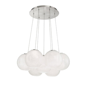 FM Modern 27'' LED Chandelier, Brushed Nickel - Main Product Image.jpg