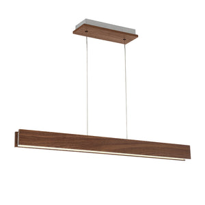 FM Modern 38'' LED Linear Pendant, Dark Walnut - Main Product Image.jpg