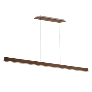 FM Modern 84'' LED Linear Pendant, Dark Walnut - Main Product Image.jpg