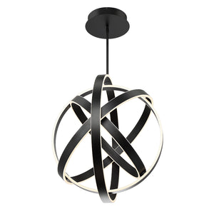 FM Modern 28'' LED Chandelier, Black - Main Product Image.jpg