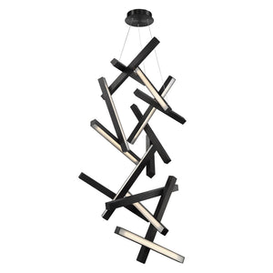FM Modern 28'' LED Chandelier, Black - Main Product Image.jpg