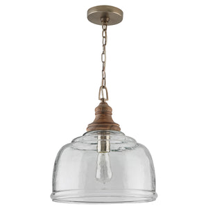 Finley 14" One Light Pendant, Grey Wash