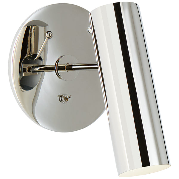 Lancelot 6.25" LED Pivoting Light, Polished Nickel