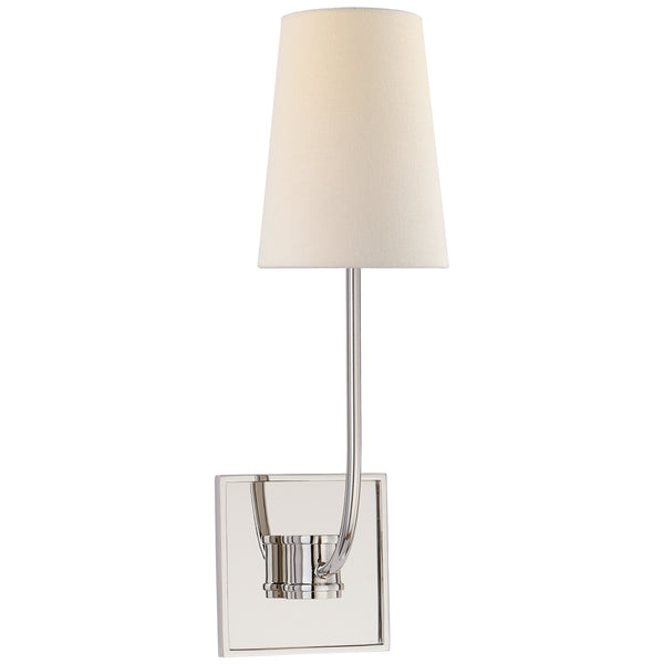 Venini 4.75" One Light Wall Sconce, Polished Nickel