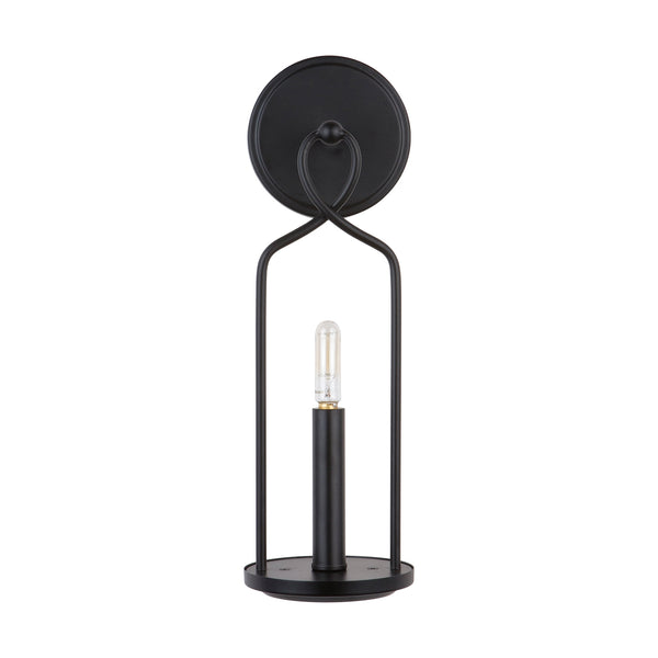 Laila 5" One Light Wall Sconce, Matte Black