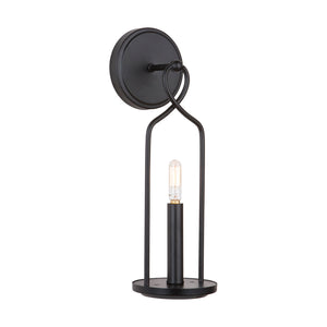 Laila 5" One Light Wall Sconce, Matte Black