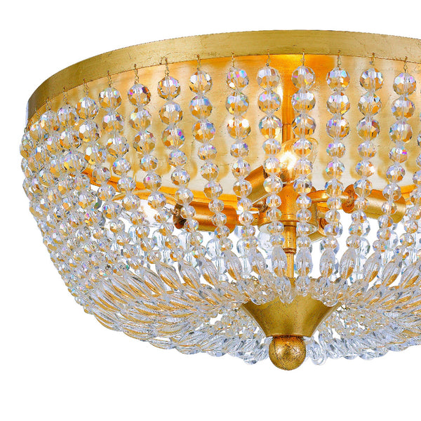 Kylie 18.5'' Four Light Flush Mount, Antique Gold - Alternate Product Image 2.jpg