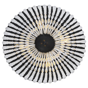 Kylie 18.5'' Four Light Flush Mount, Matte Black - Alternate Product Image 1.jpg