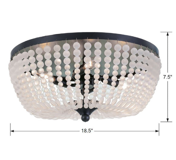 Kylie 18.5'' Four Light Flush Mount, Matte Black Alt 4.jpg