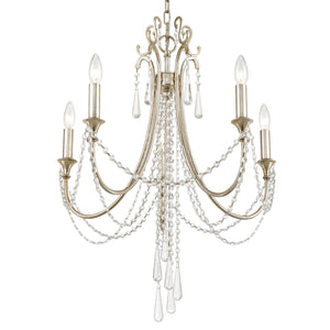 Arcina 23.5'' Five Light Chandelier, Antique Silver - Alternate Product Image 1.jpg