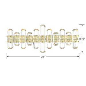 Boltera 25.25'' Three Light Bathroom Vanity, Aged Brass - Alternate Product Image 1.jpg