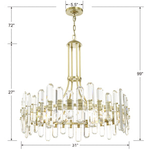 Boltera 31'' 12 Light Chandelier, Aged Brass Alt 5.jpg