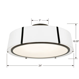 Fuller 24'' Six Light Semi Flush Mount, Black Alt 5.jpg