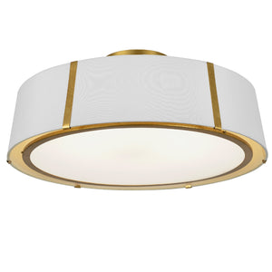 Fuller 24'' Six Light Semi Flush Mount, Antique Gold - Alternate Product Image 1.jpg