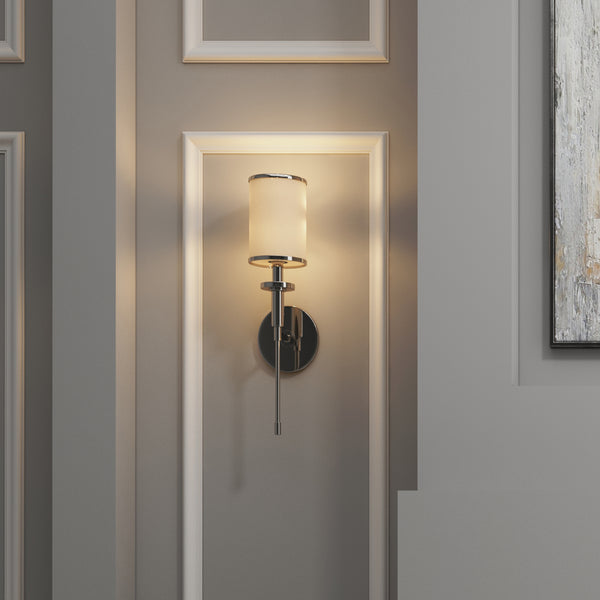 Hattie 5'' One Light Wall Sconce, Polished Nickel - Alternate Product Image 1.jpg
