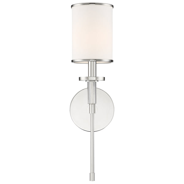 Hattie 5'' One Light Wall Sconce, Polished Nickel - Main Product Image.jpg