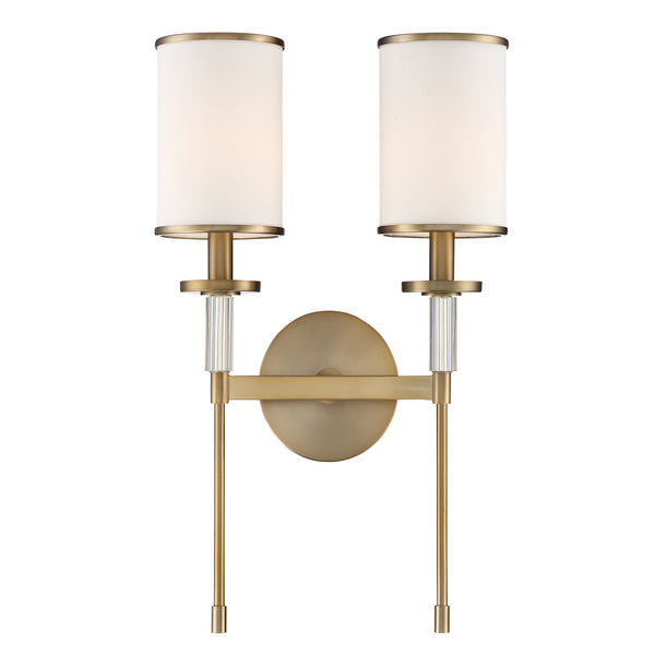 Hattie 12'' Two Light Wall Sconce, Gold - Main Product Image.jpg