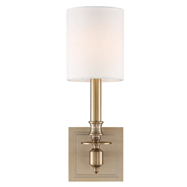 Aveline 4.5" One Light Wall Sconce, Aged Brass