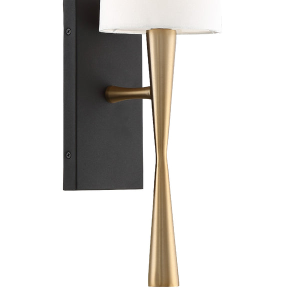 Trevon 5.5'' One Light Wall Sconce, Aged Brass / Black - Alternate Product Image 2.jpg