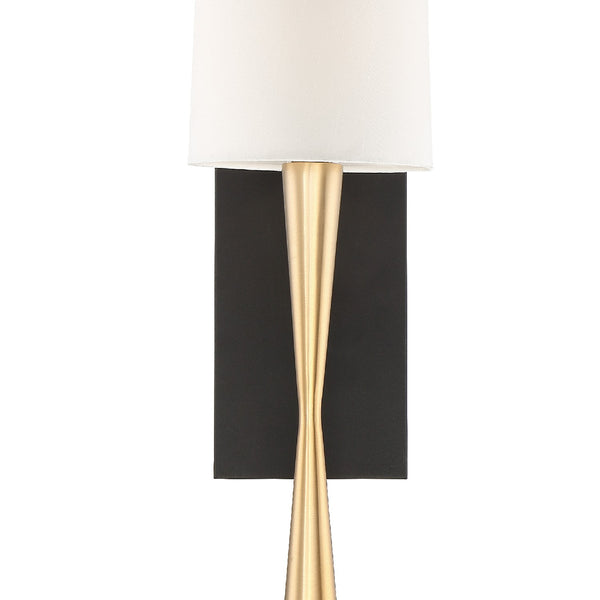 Trevon 5.5'' One Light Wall Sconce, Aged Brass / Black - Alternate Product Image 3.jpg