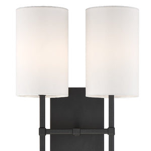 Verity 11'' Two Light Wall Sconce, Black - Alternate Product Image 2.jpg