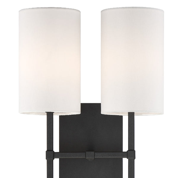 Verity 11'' Two Light Wall Sconce, Black - Alternate Product Image 2.jpg