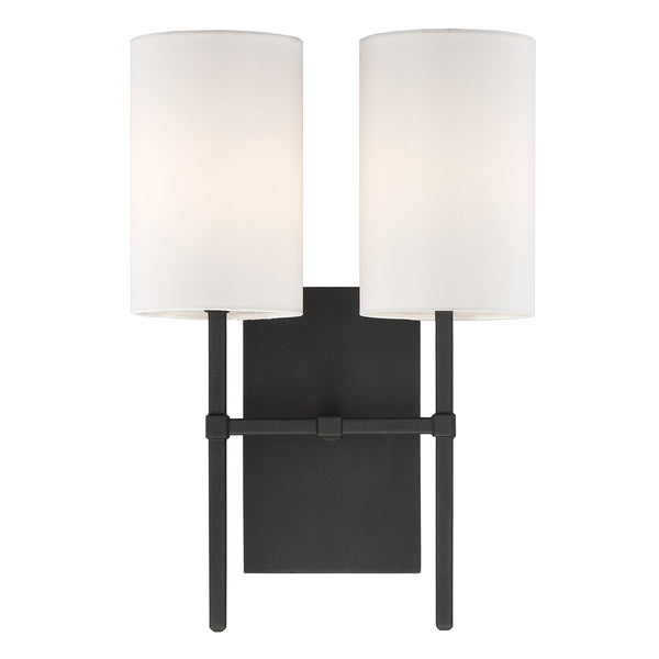 Verity 11'' Two Light Wall Sconce, Black - Main Product Image.jpg