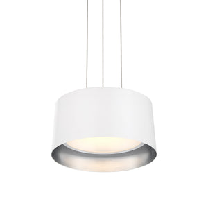 FM Modern 8.13'' LED Mini Pendant, Silver Leaf/White - Main Product Image.jpg